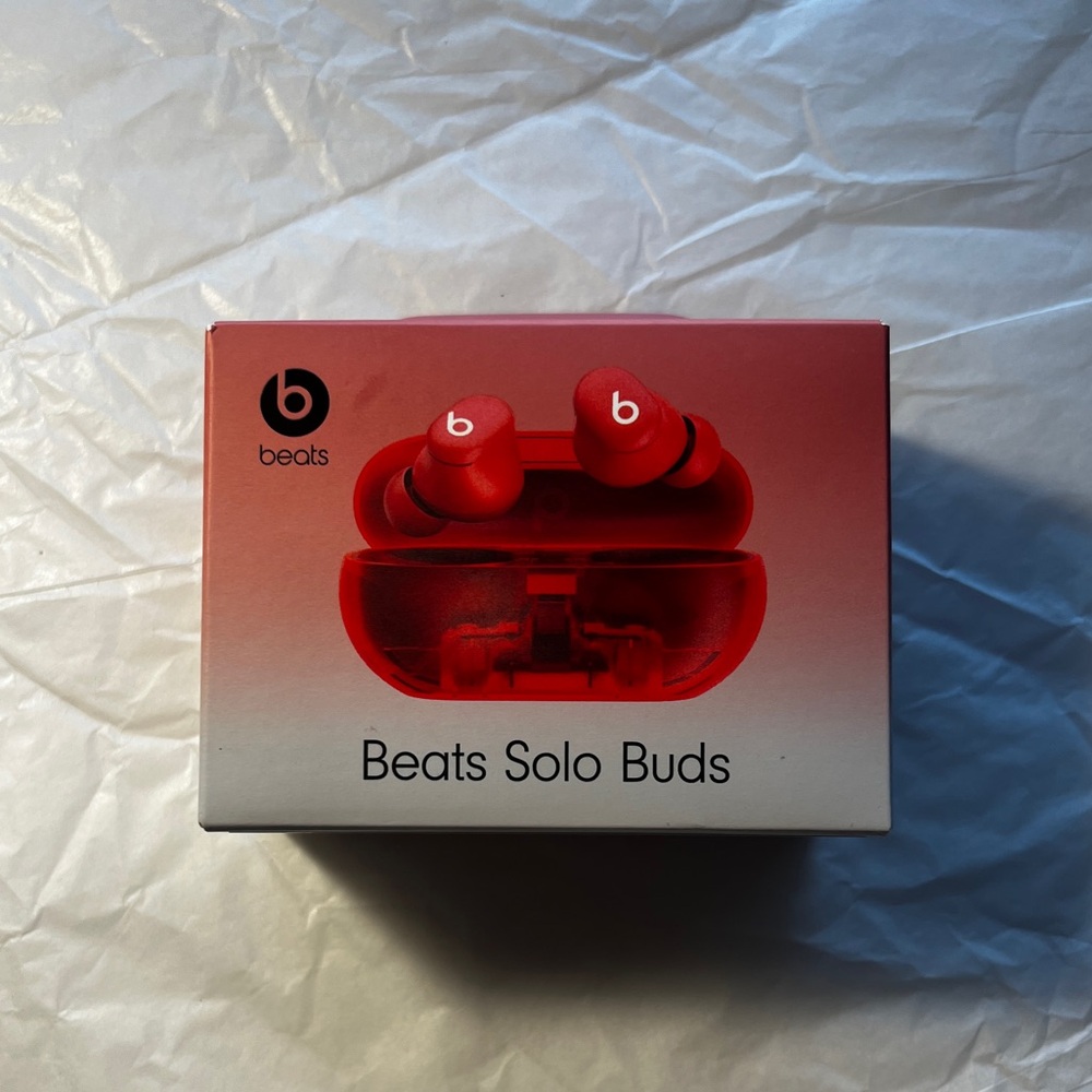 NWT Red Beats by Dre Red Beats Solo Buds Wireless Earbuds